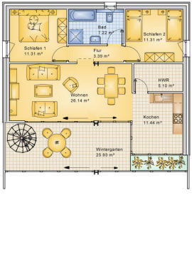 Musterhaus 11 Grundriss