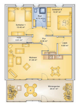 Musterhaus 4 Grundriss