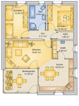 Musterhaus 8 Grundriss