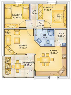 Musterhaus 9 Grundriss